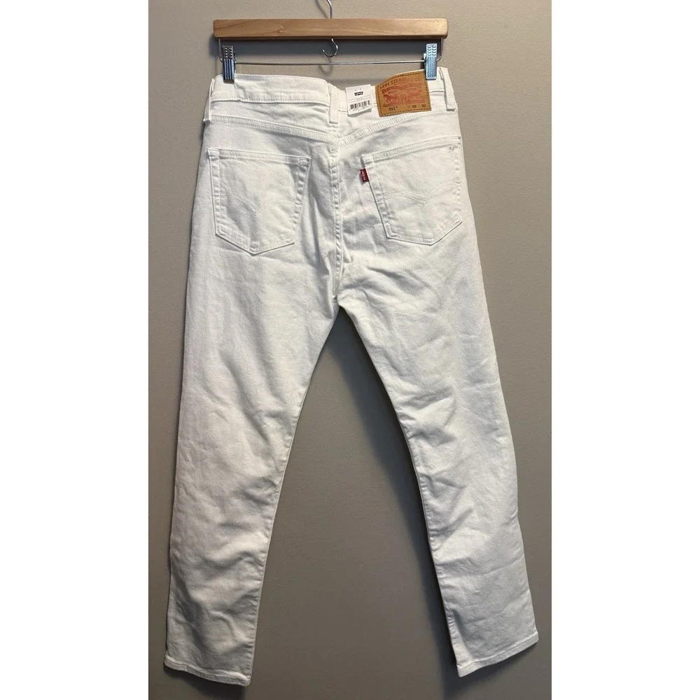 Levi's 511 Slim White Men's Jeans Size 32 X 32 New With Tags READ DESCRIPTION